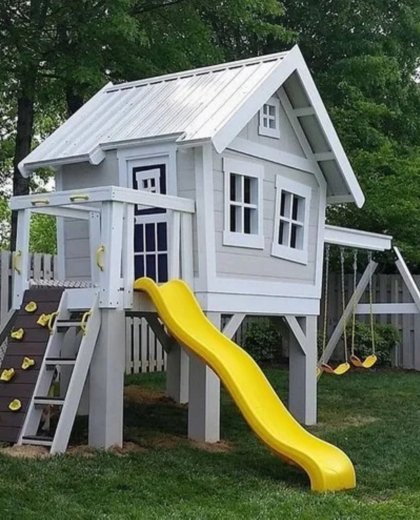 Kids Playhouse Slide - Multi-functional Play Equipment