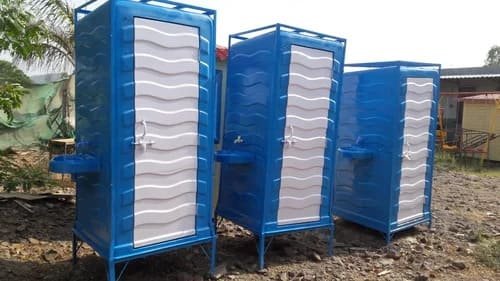 FRP Combine Toilet and Urinal Cabin